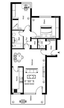 Foto - 3 Zimmer Etagenwohnung zur Miete in Mainz