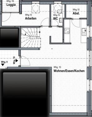 Foto - 1 Zimmer Maisonettenwohnung zur Miete in Horneburg