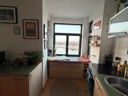 Foto - Altbau Traumwohnung an der Elbe in Pieschen mit Parkett