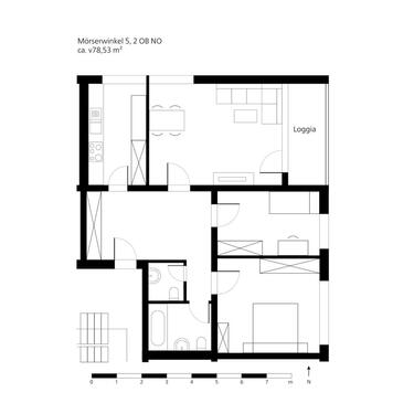 Foto - 3-Zimmer-Wohnung in Detmerode - 145.000,00&nbsp;EUR Kaufpreis, ca.&nbsp; 78,53&nbsp;m&sup2;