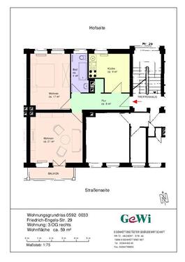 Foto - Etagenwohnung in Eisenhüttenstadt