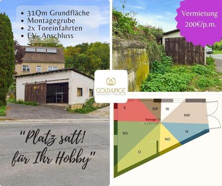 Foto - Kompakte Lager-Garage auf 30Qm mit vielseitigen Nutzungsmöglichkeiten