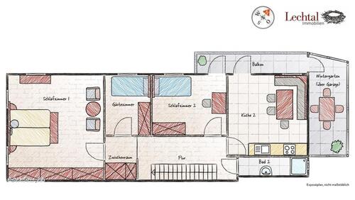 Foto - 5 Zimmer Einfamilienhaus in Halblech