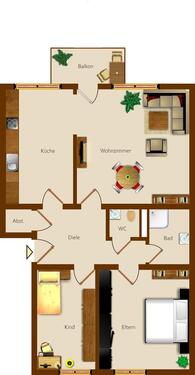 Foto - Etagenwohnung in Herford zur Miete