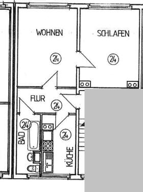 Foto - 2 Zimmer Etagenwohnung zur Miete in Treuen