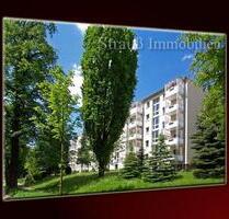 Großer Balkon mit Blick in den Stadtpark - Chemnitz Helbersdorf