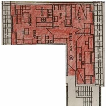 Foto - Dreizimmerwohnung zu vermieten - 650,00&nbsp;EUR Kaltmiete, ca.&nbsp; 54,70&nbsp;m&sup2;