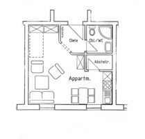 Charmantes 1-Zimmer-Apartment in Oberrodach - Marktrodach