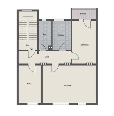 Foto - 3 Zimmer Etagenwohnung zur Miete in Krefeld