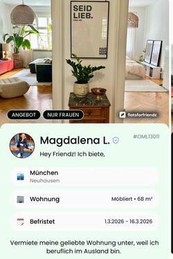 Foto - 2.5 Zimmer Etagenwohnung zur Miete in München