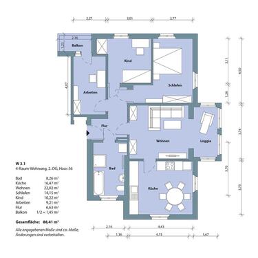 Foto - Etagenwohnung in Gera