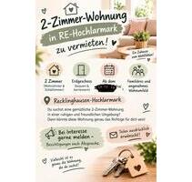 2-Zi. Wohnung zum 15.11.26 in RE-Hochlarmark - Recklinghausen Grullbad