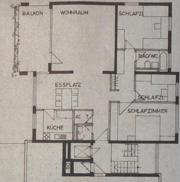 Foto - 4,5 Zimmerwohnung in FellbachSchmiden im 3.OG mit Balkon