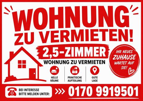 Foto - 2,5-Zimmer-Wohnung zu vermieten