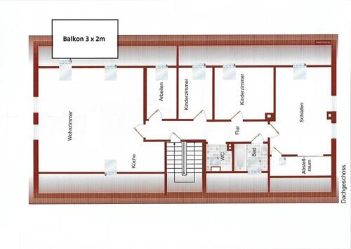 Foto - 5 Zimmer Etagenwohnung in Bucha