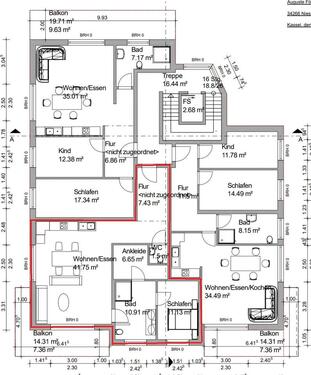 Foto - Neubau 3-Zimmer-Wohnung, 90 m² – Erstbezug ab Aug.Sep. 2026