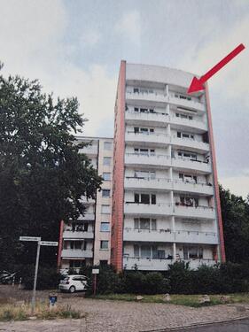Foto - 1-Zimmer Wohnung im 6. OG mit Balkon in Wolfsburg-Hellwinkel