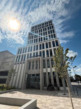 Foto - Lokhöfe: im 10-stöckigen Business Tower entstehen einzigartige Neubau-Büros am Rosenheimer Hbf!