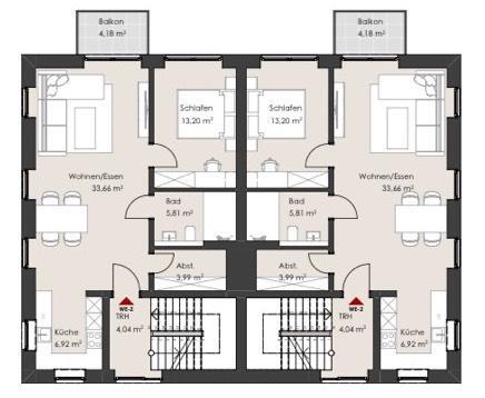 Foto - Mietwohnung, KfW 40 Plus, niedrigenergie, EBK,Keller