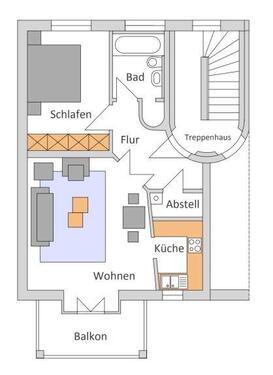 Foto - 2 Zimmer Dachgeschoßwohnung zur Miete in Manching