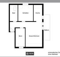 Helle 3-Zimmer-Wohnung mit Panoramablick - Kösching