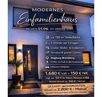 Reihenmittelhaus in Siegburg-Brückberg ab 01.06. zu vermieten