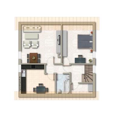 Foto - 1 Zimmer Dachgeschoßwohnung zur Miete in Zell (Mosel)