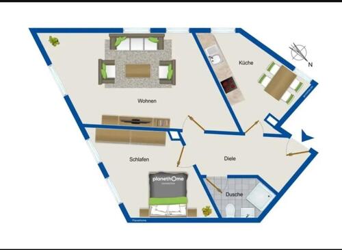 Foto - Etagenwohnung in Leipzig zur Miete