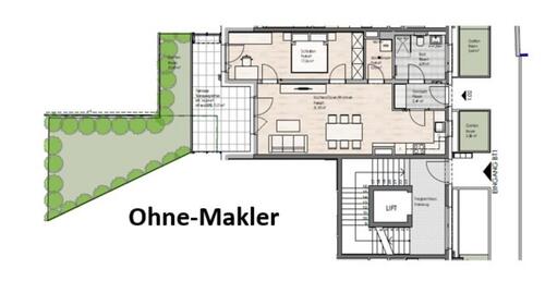 Foto - Zentrale Terrassenwohnung, Neubau, Erstbezug, TG, Provisionsfrei