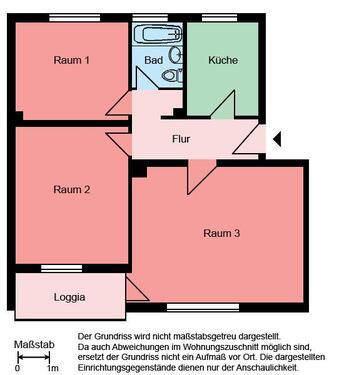 Foto - 3 Zimmer Etagenwohnung zur Miete in Hemer