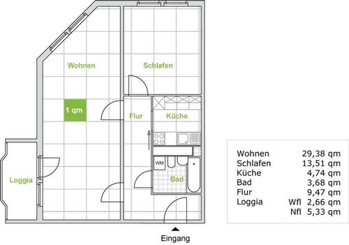 Foto - Etagenwohnung zur Miete in Dresden