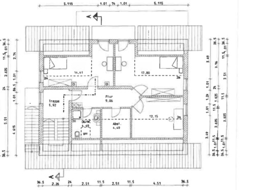 Foto - 2.5 Zimmer Dachgeschoßwohnung zur Miete in Eging am See