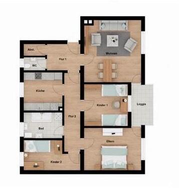 Foto - 4-Zimmer-Wohnung mit Garten, Sauna, Stellplatz und Badmöbel