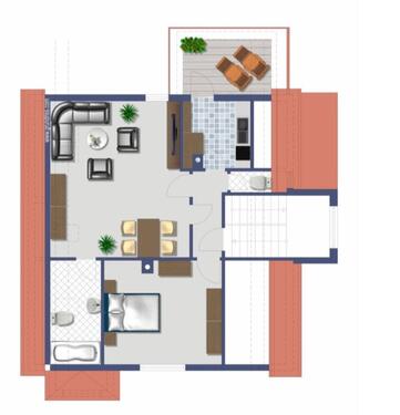 Foto - Dachgeschoßwohnung in Aalen zur Miete