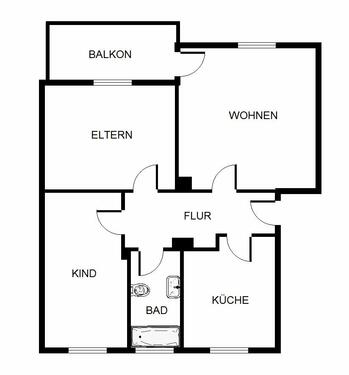 Foto - Demnächst frei! 3-Zimmer-Wohnung in Gelsenkirchen Hassel