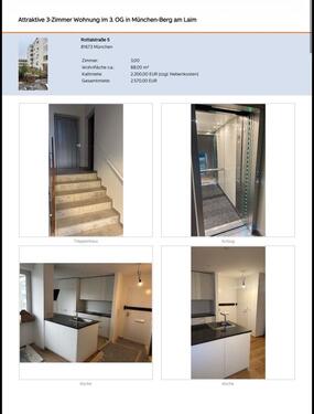 Foto - 3 Zimmer Erdgeschoßwohnung in München