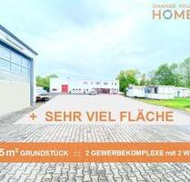 8.285 m² GEWERBE-GRUNDSTÜCK + kl. und gr. HALLE mit je 2 WERKS-WOHNUNGEN - Limburg an der Lahn