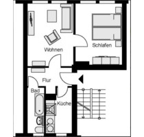 Ruhige 2-Zimmer-Wohnung -Blick ins Grüne- aktuell in Renovierung - Regis-Breitingen