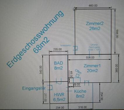 Foto - 68m2 Erdgeschosswohnung mit Garten in Tellingstedt