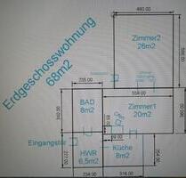 68m2 Erdgeschosswohnung mit Garten in Tellingstedt