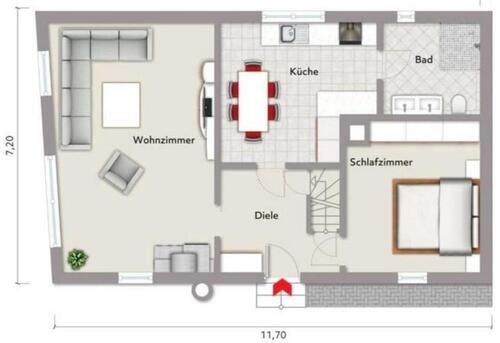 Foto - 2 Zimmer Erdgeschoßwohnung zur Miete in Forst