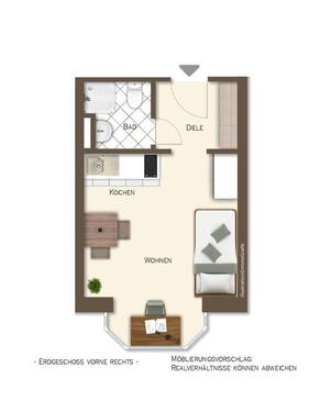 Foto - Charmantes 23qm-Apartment am Schloss Münster