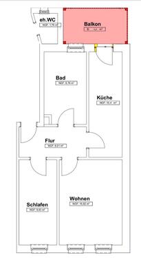 Foto - 2 Zimmer Etagenwohnung zur Miete in Leipzig