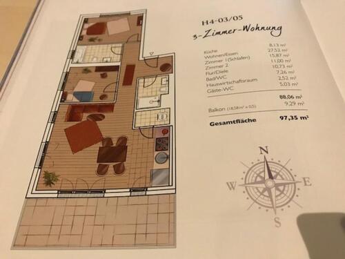 Foto - 3 Zimmer Etagenwohnung in Kehl