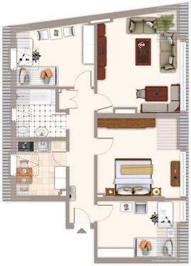 Foto - Aufgepasst! kleine 4 Zimmer Dachgeschosswohnung in Rheindahlen