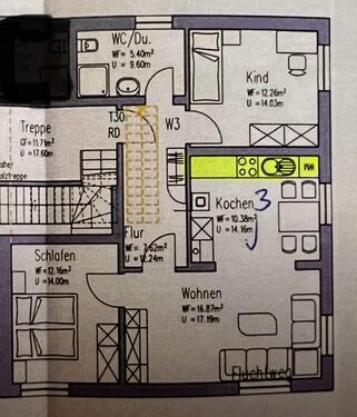 Foto - 3 Zimmer Etagenwohnung zur Miete in Schömberg