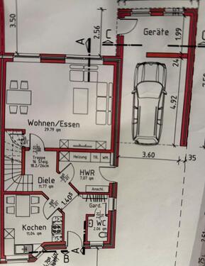 Foto - 4 Zimmer Doppelhaushälfte zur Miete in Meppen