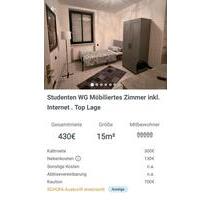 Studenten Wg Möbiliertes Zimmer inkl. Internet. Top Lage!!! - Saarbrücken Neue Bremm