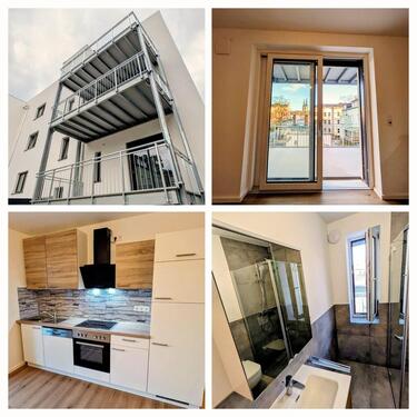 Foto - Erstbezug: Hochwertige 2-Zimmer-Wohnung mit großem Balkon