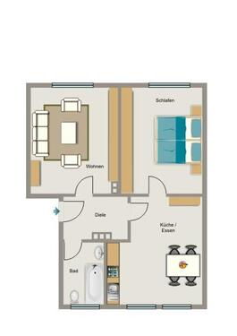 Foto - 2.5 Zimmer Etagenwohnung in Essen